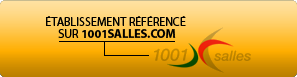 Etablissement référencé sur 1001Salles